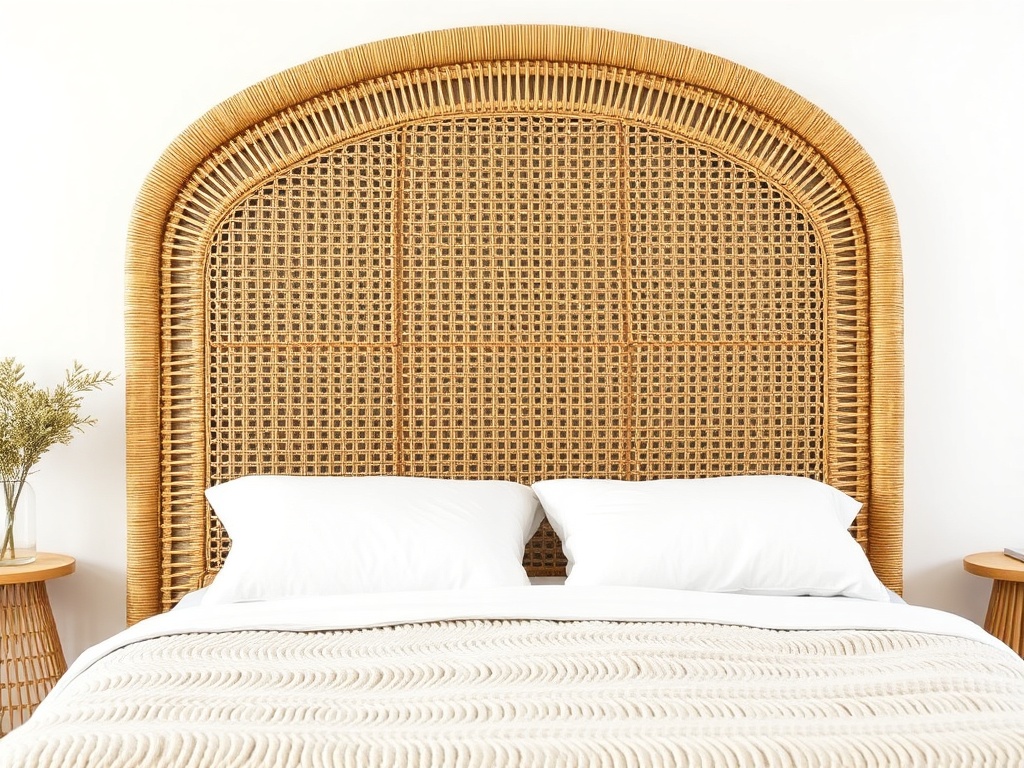 Bed - Rattan Woven Boho Chic