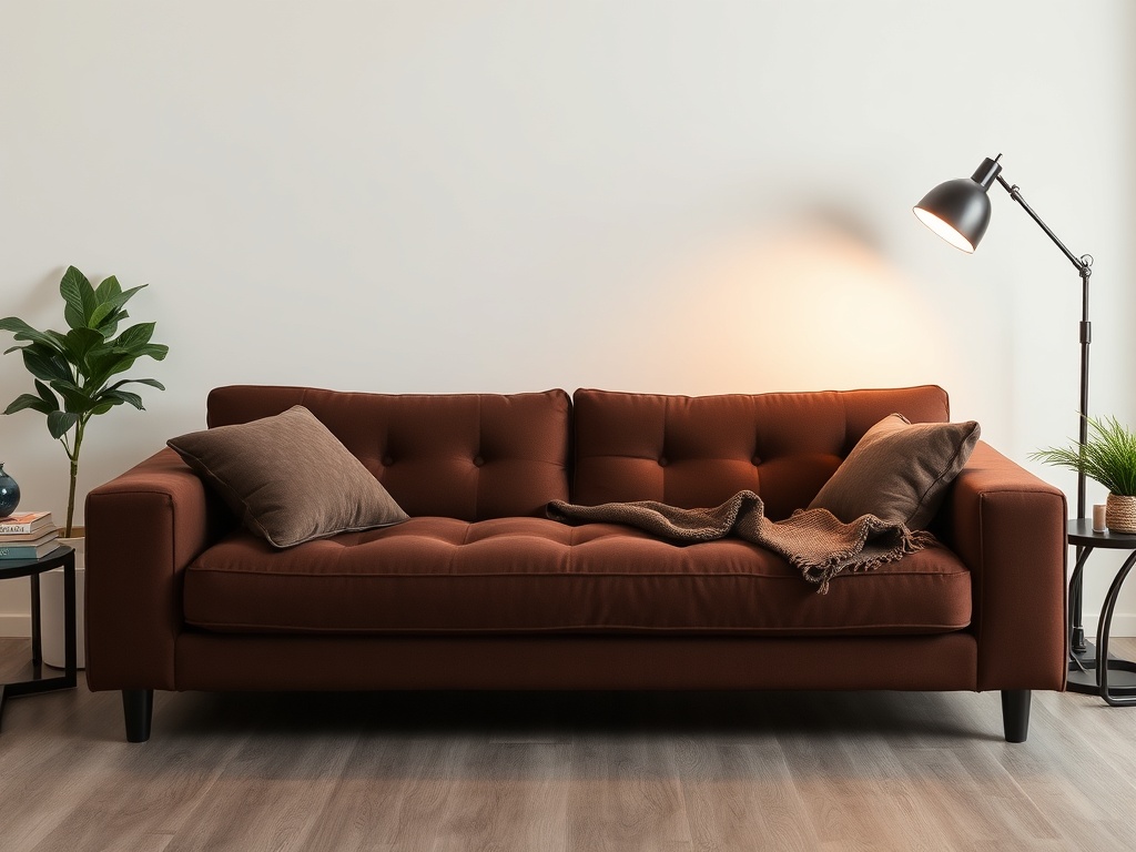 Sofa Cum Bed - Chocolate Brown