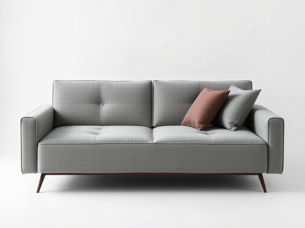 Sofa Cum Bed - Modern Gray Sleek