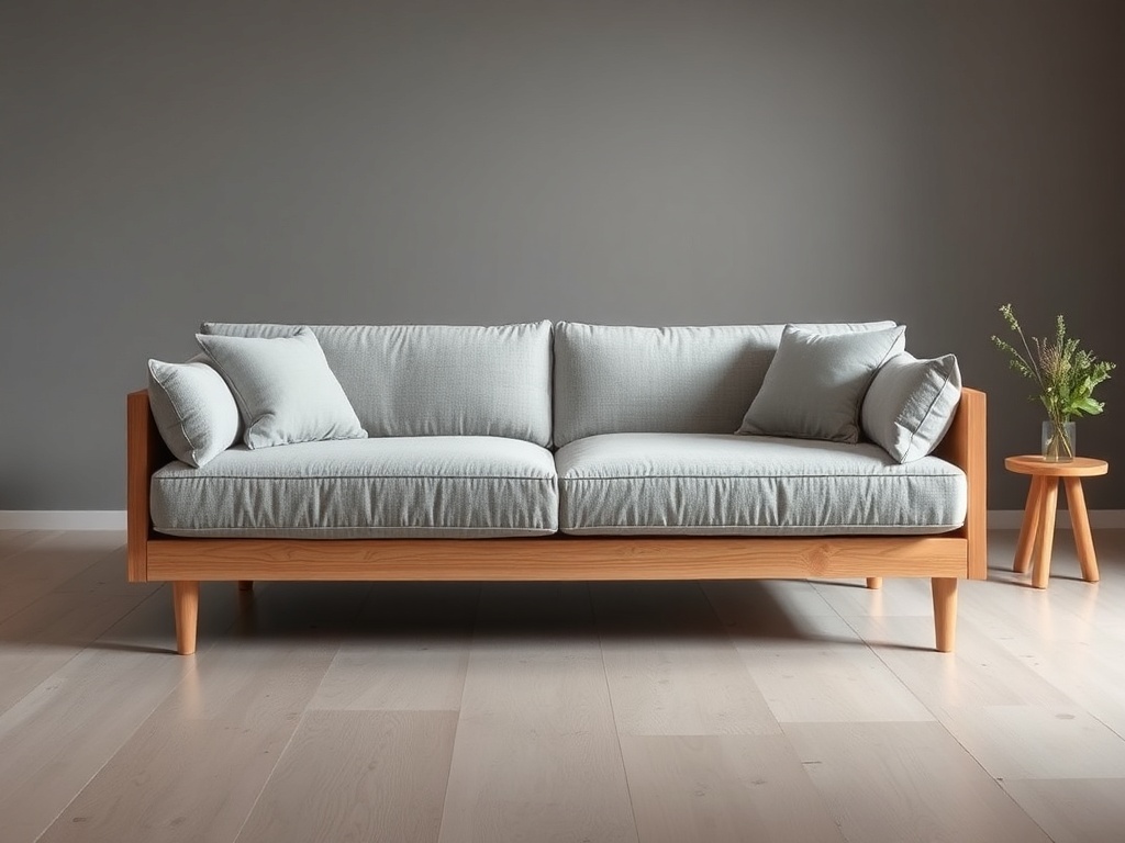 Sofa Cum Bed - Soft Gray Scandinavian