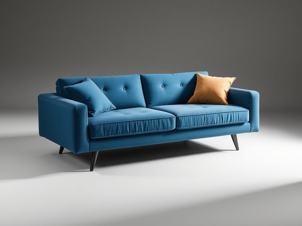 Sofa Cum Bed - Compact Blue Small Spaces