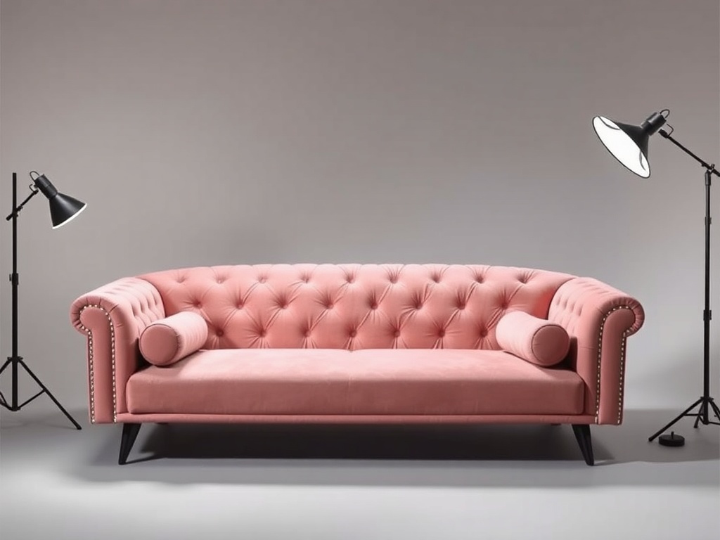 Sofa Cum Bed - Dusty Rose