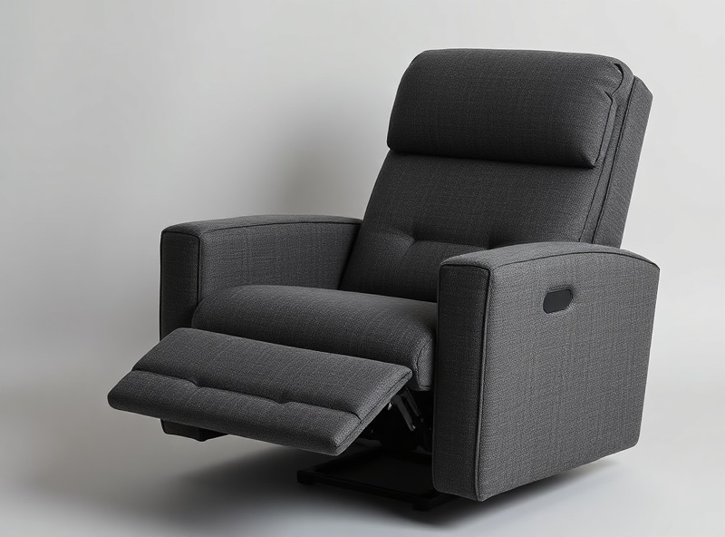 Recliner - Charcoal Fabric Wall Hugger