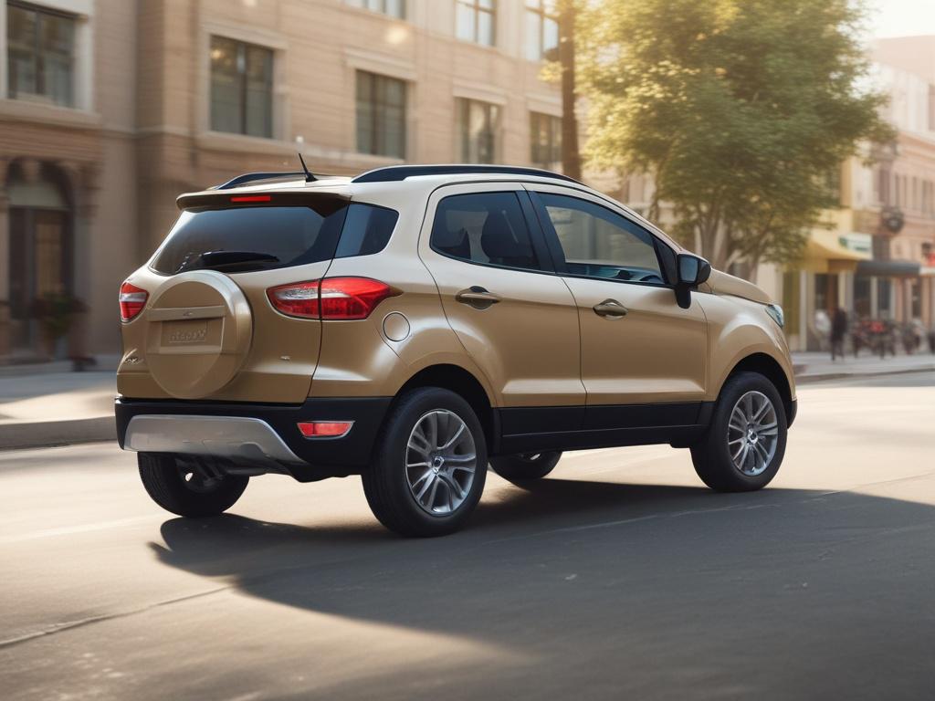 Ford EcoSport, compact SUV, versatile, modern, clean, comfortable
