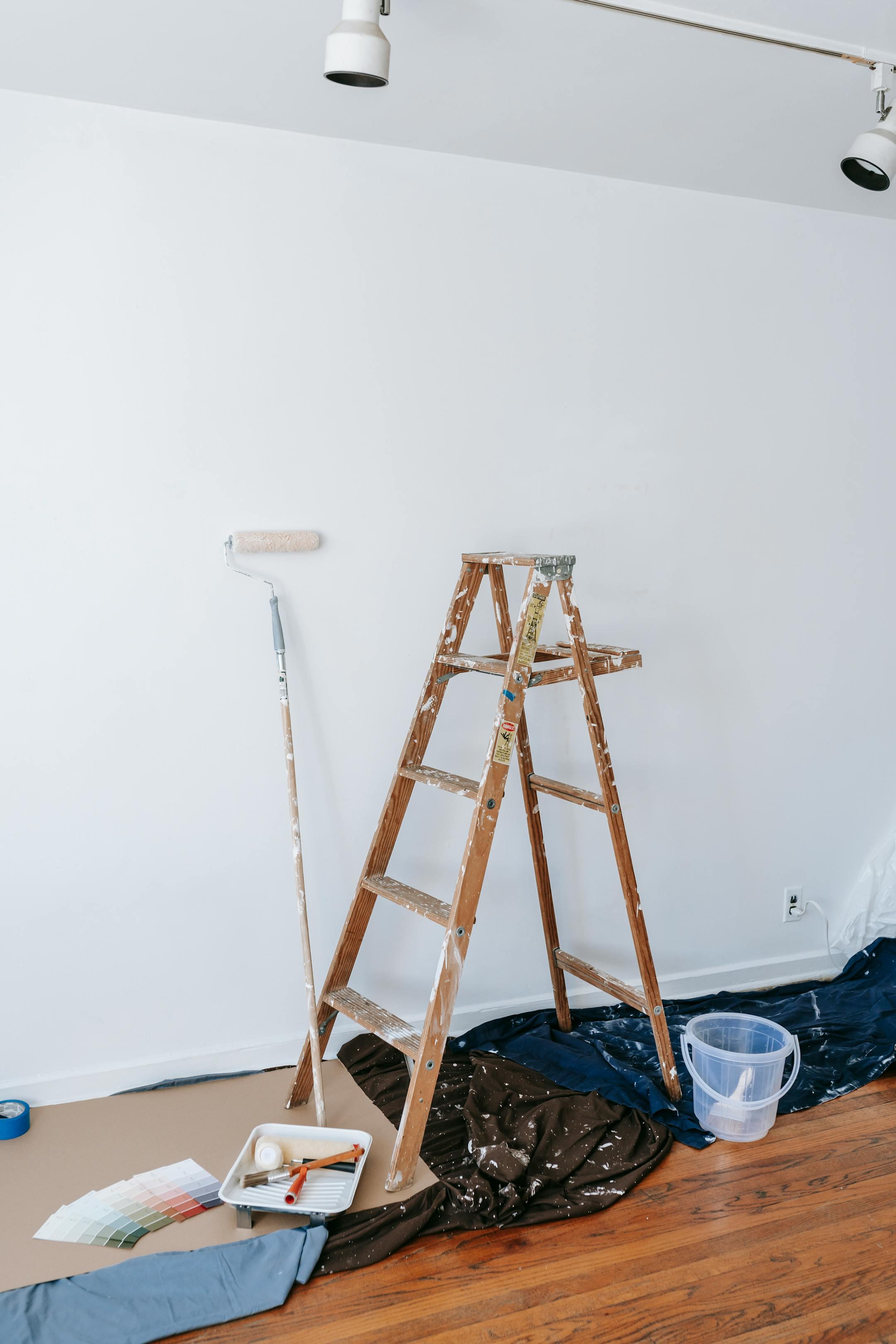 A minimalistic interior design scene ready for a residential painting contractor