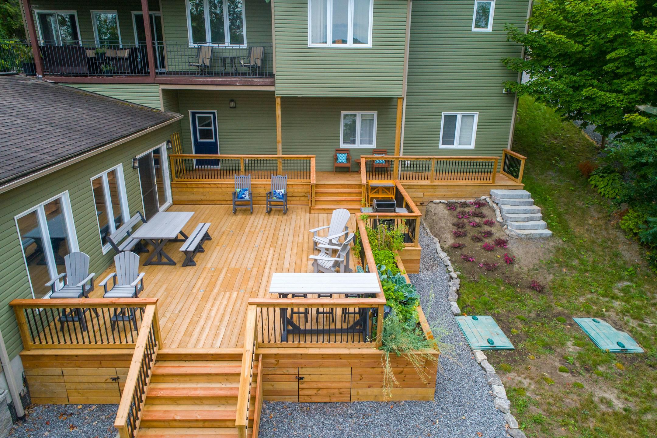 A deck refinishing cost depends on many different factors