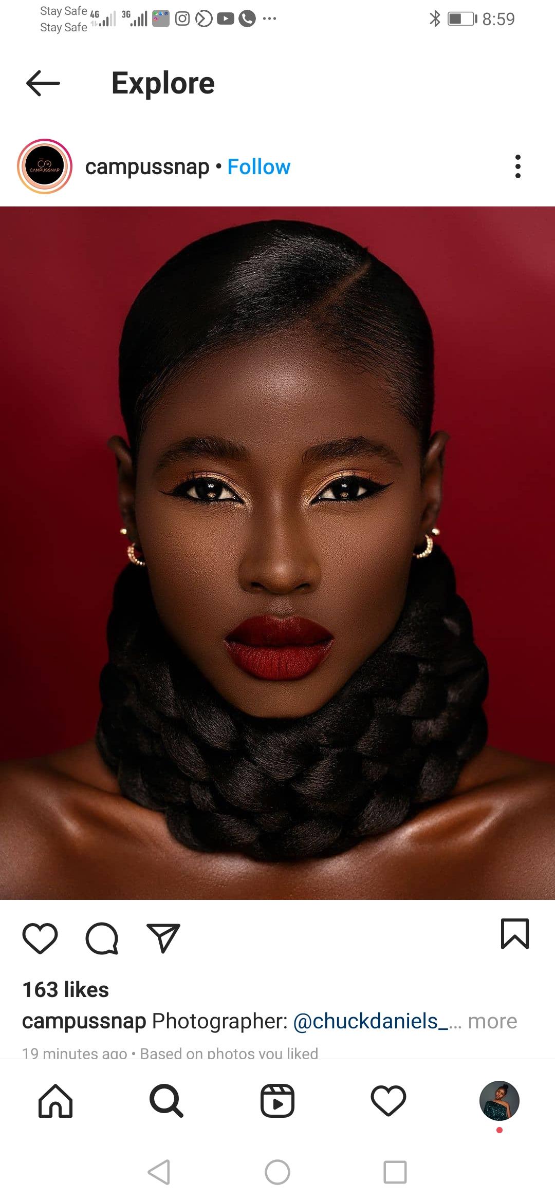 Diverse model in lifestyle commercial shoot