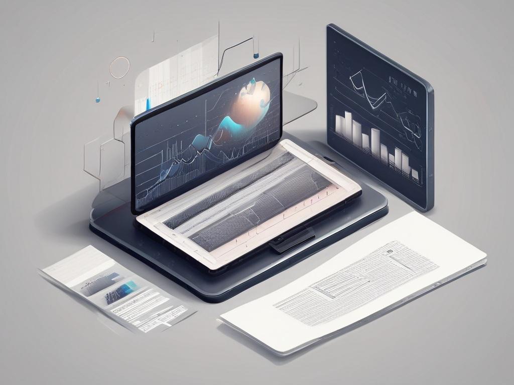 a dark themed illustration of a budget plan on a