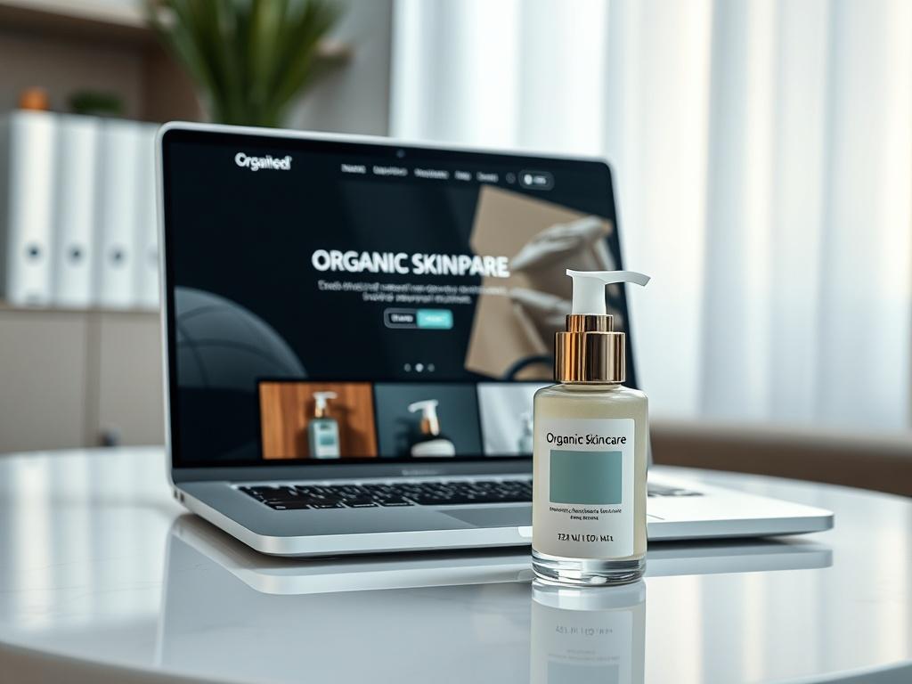 A high resolution of a modern, sleek e commerce website