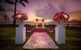 Beautiful destination wedding ceremony