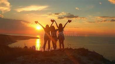 Friends enjoying a besties getaway