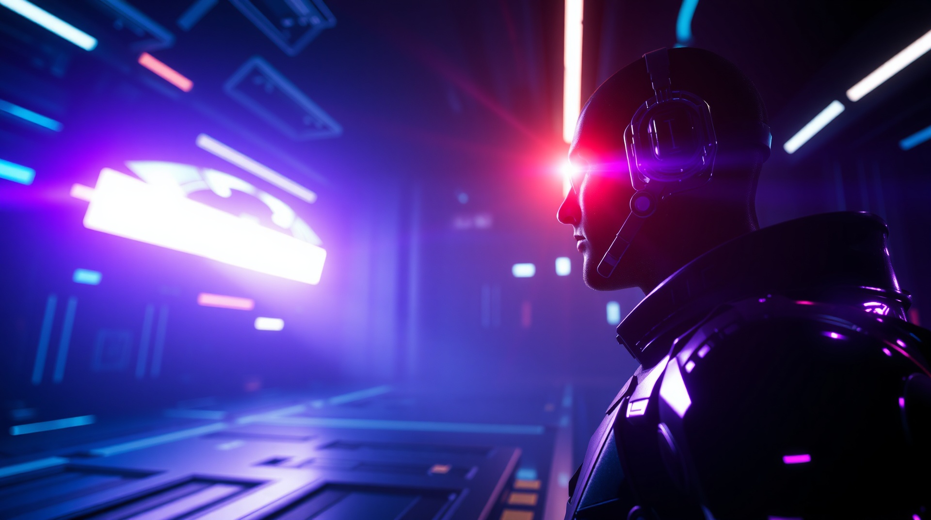 Cinematic game backdrop