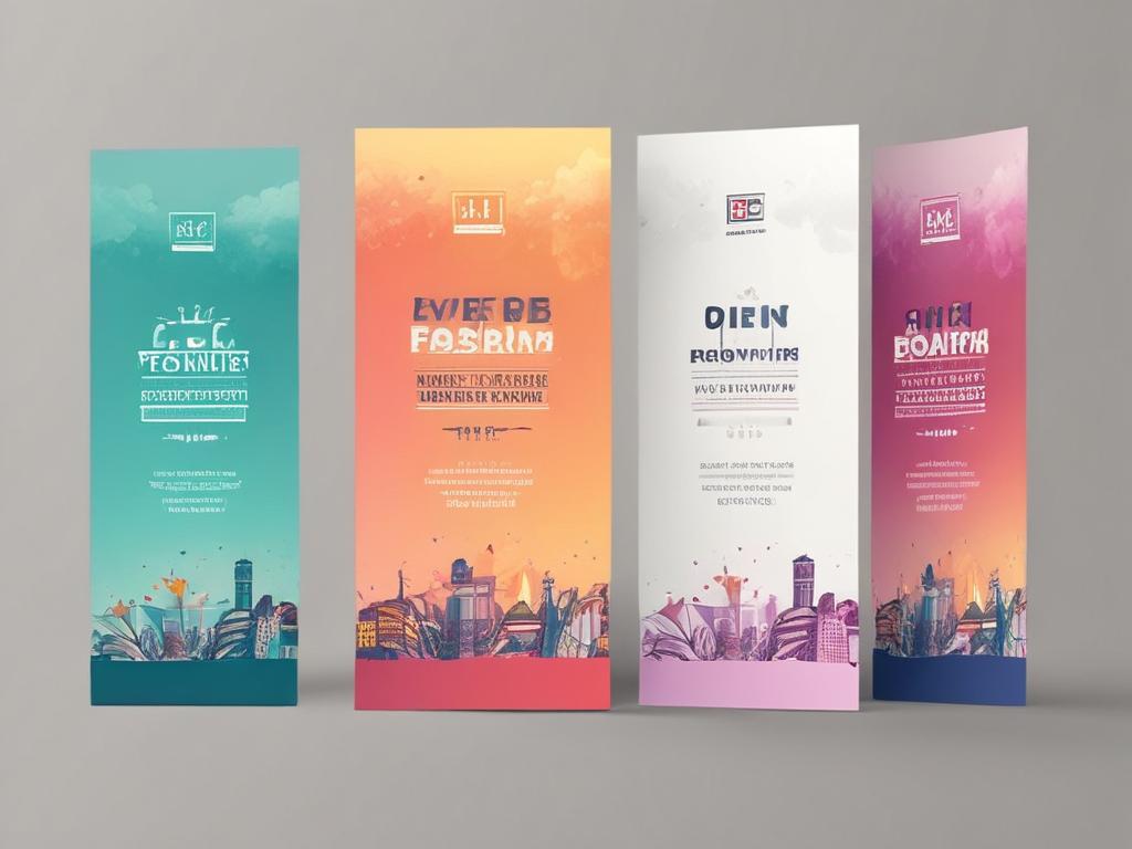 event promotion, festival banners, vibrant design, community engagement, eye-catching graphics