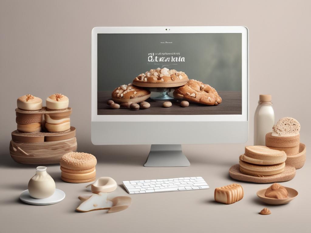 e commerce, bakery, website, responsive design, AI customization