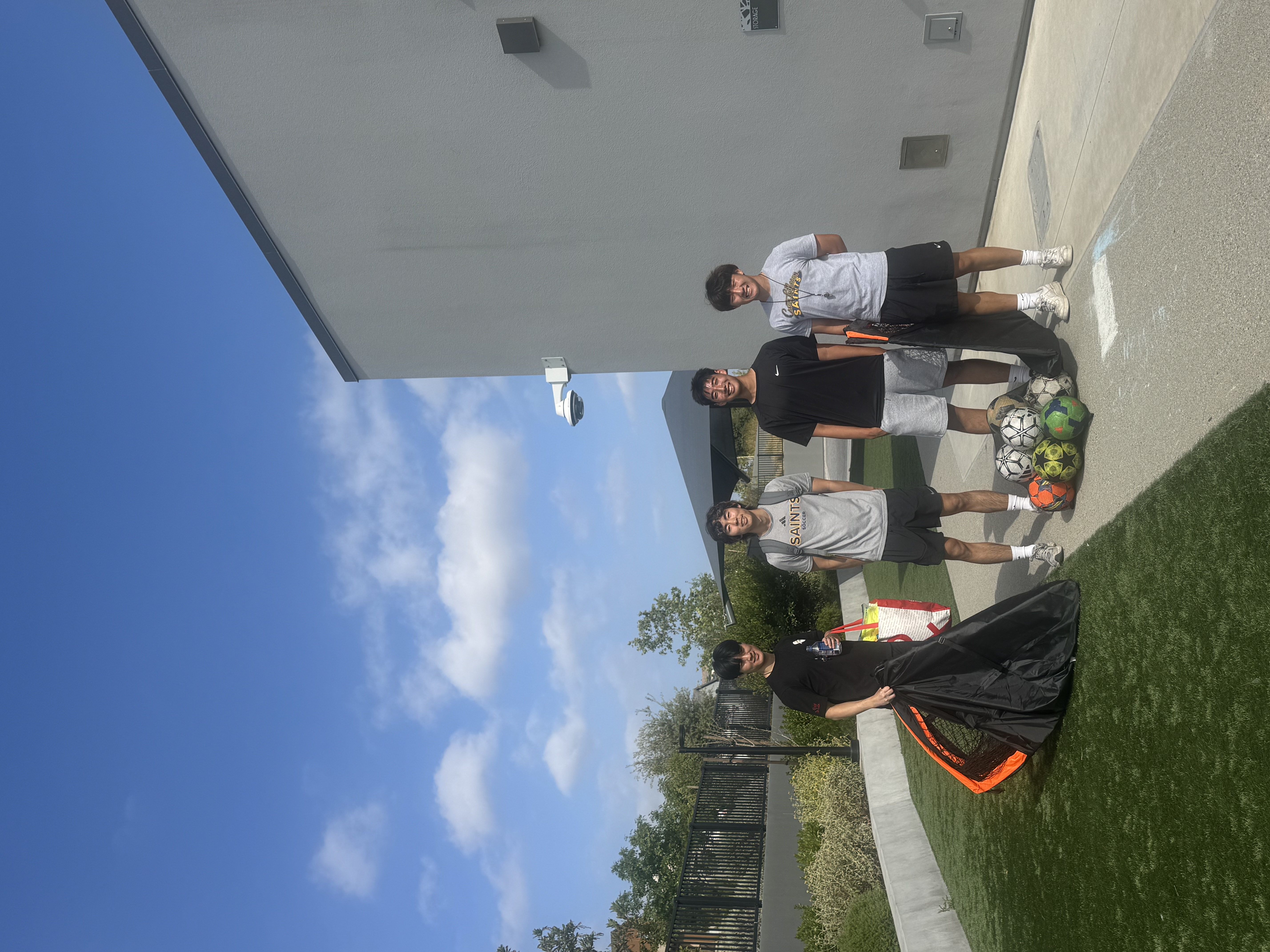 Community gathering with young kids and volunteers