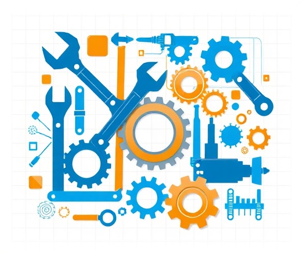 Industrial technical services illustration