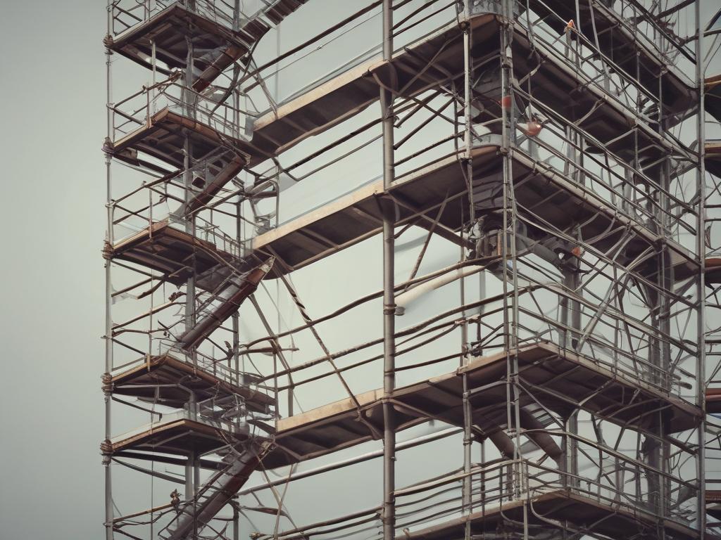 heavy duty scaffolding, construction safety, stability