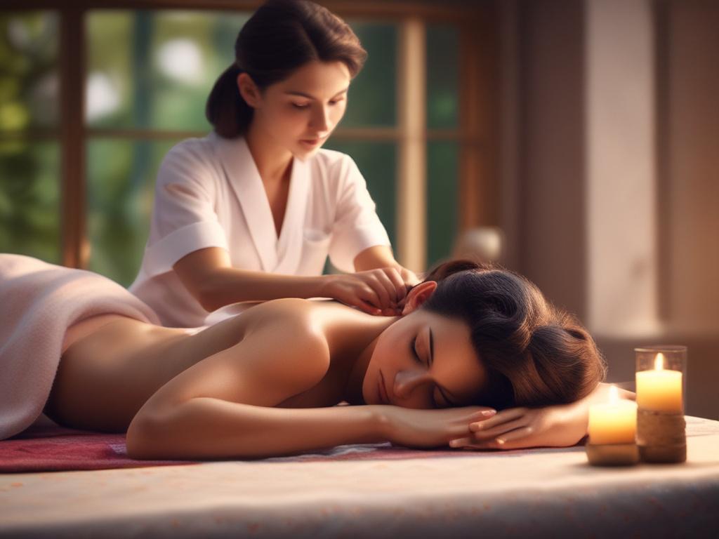 A serene spa like environment with a tranquil atmosphere