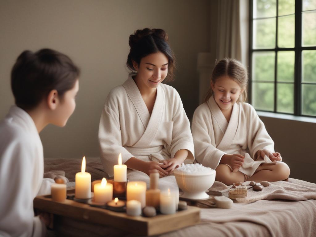 spa, pamper party, relaxation, kids, teens