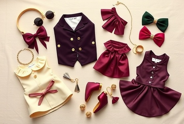 Luxury pet clothing collection - elegant outfits