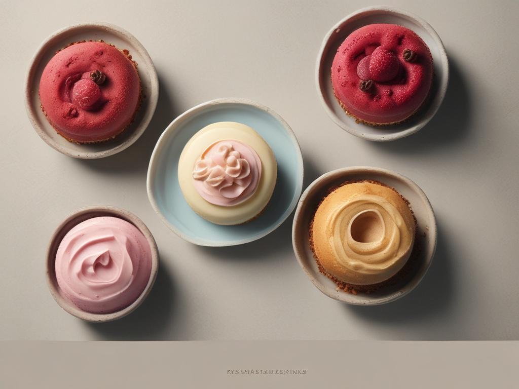 postres, degustación, dulce, sabores