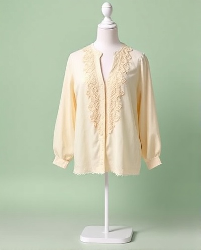 Cream Blouse