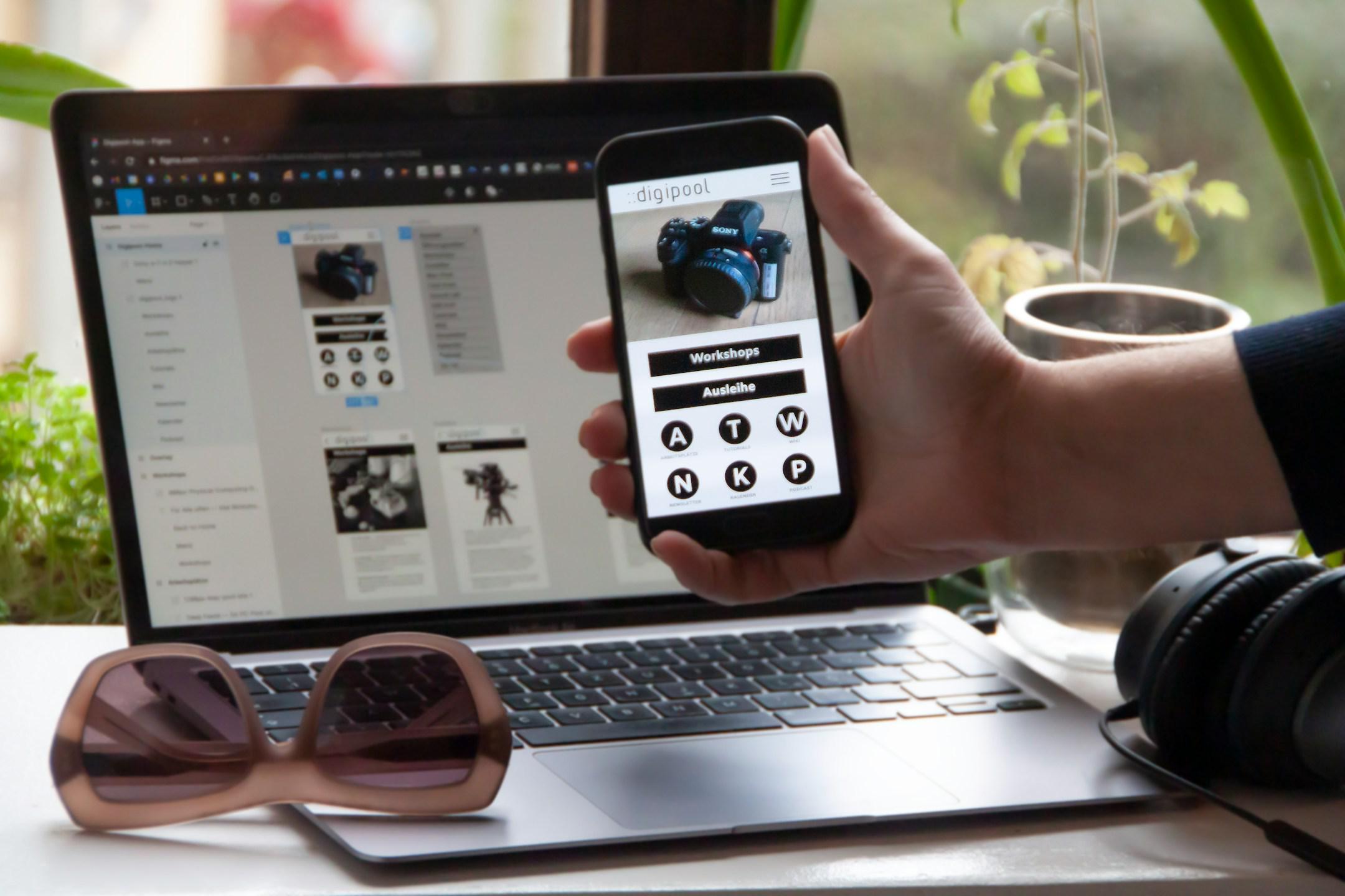 I took this photo to announce the UI/IX-Design workshop for the Digipool at the Kunsthochschule Kassel. 