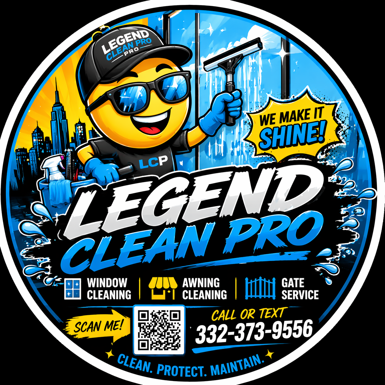 The Legend Crew Pro Cleaning Service Logo