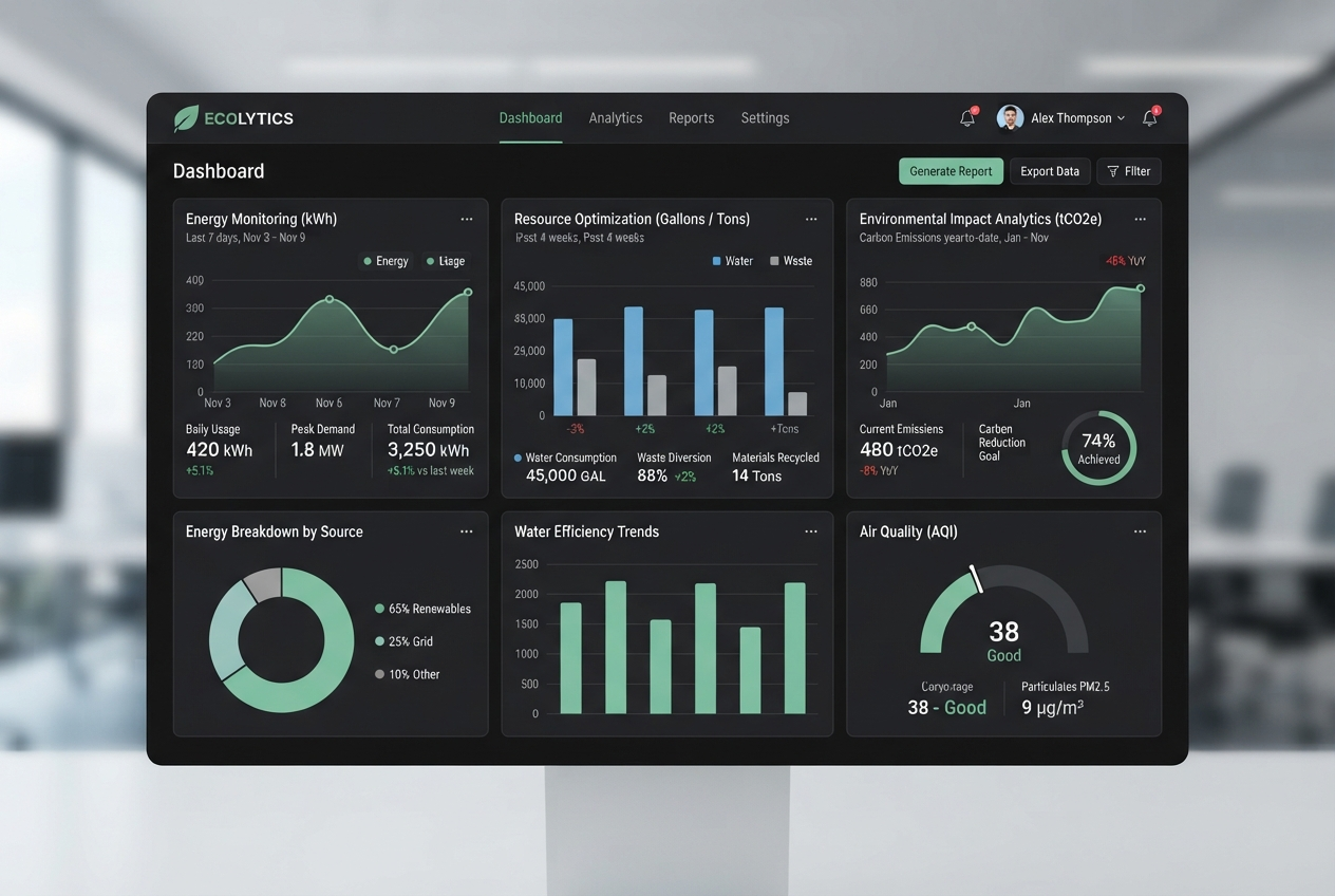 GreenByte Platform Dashboard