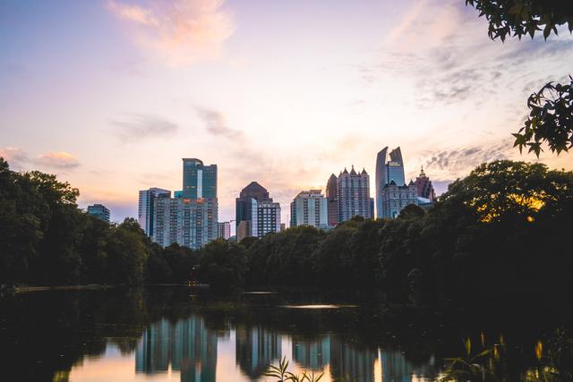 Piedmont Park sunset