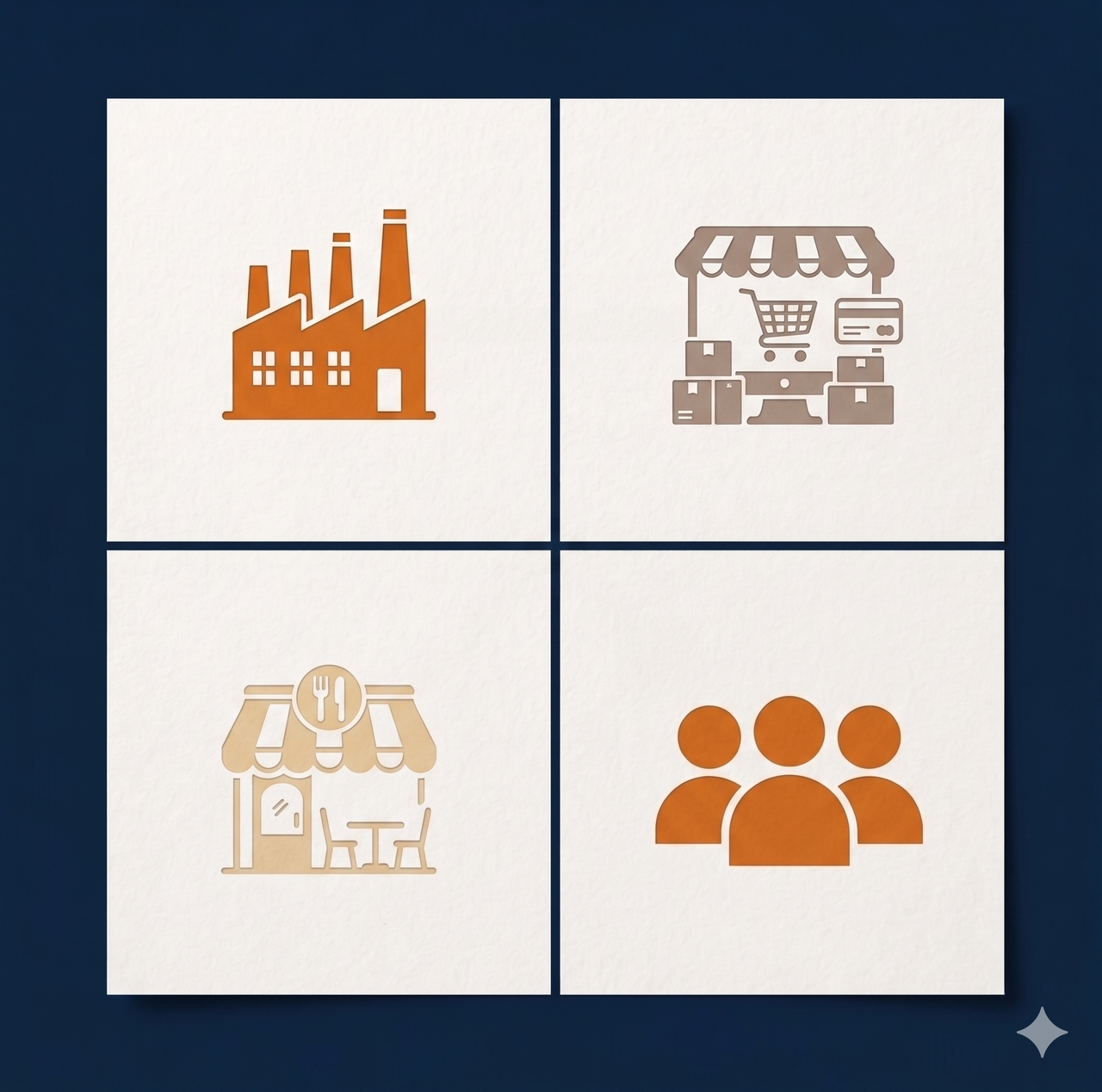 Business strategy and operations illustration
