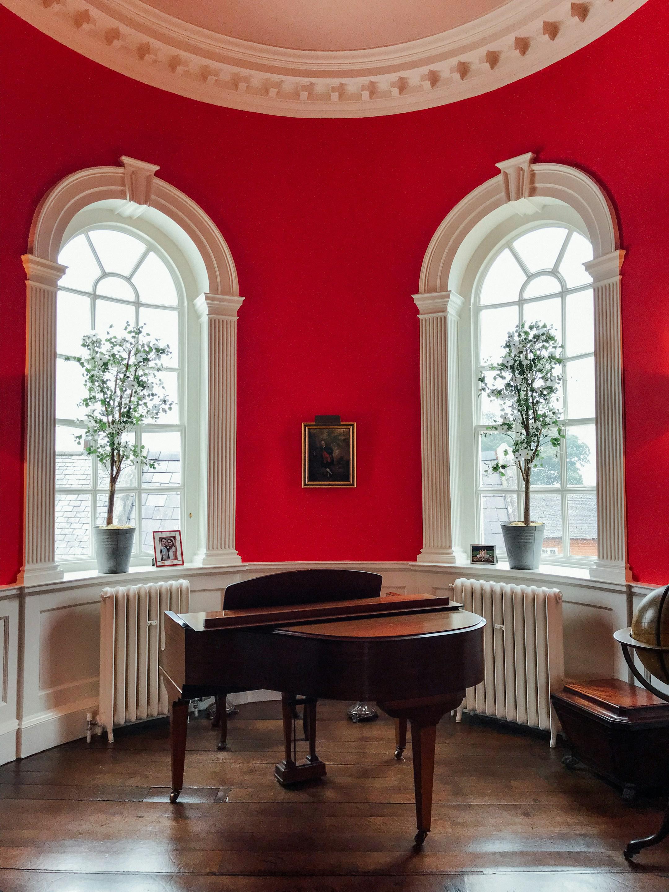 Grand piano in a stately home
