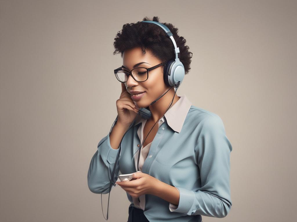 remote call center, headset, customer service, professionals