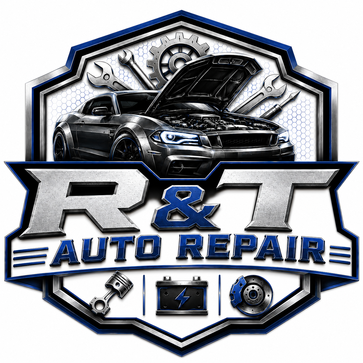 R&T Auto Repair Logo