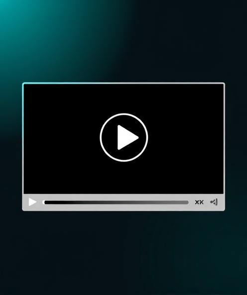 Video streaming interface mockup