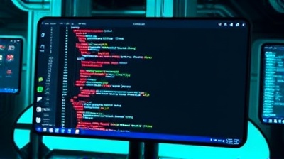 Open-source code on screen
