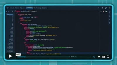 Code editor with syntax highlighting