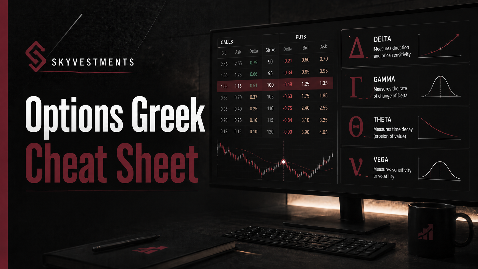 Options Greeks Cheat Sheet