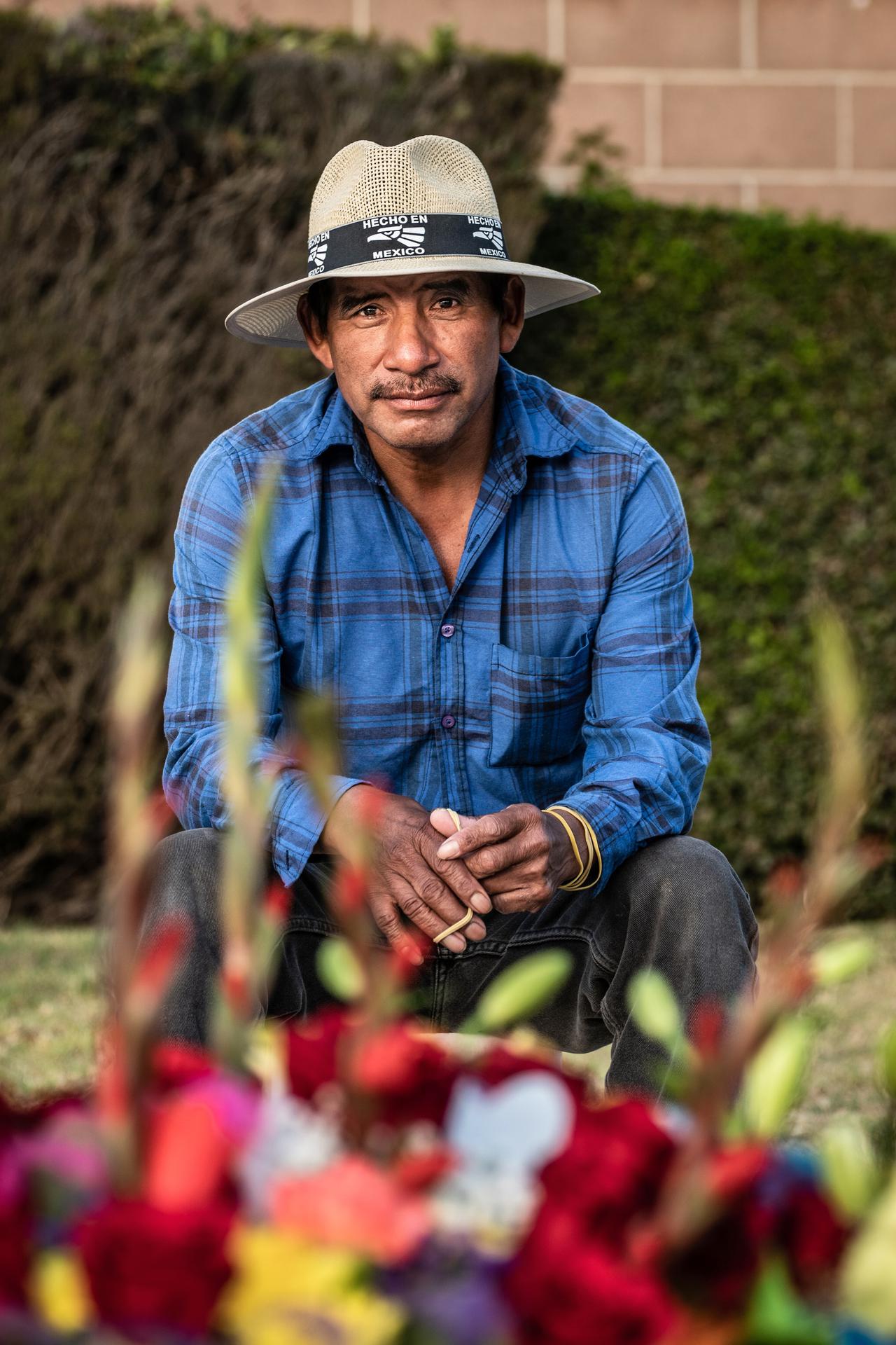 Sidewalk Flower Vendor