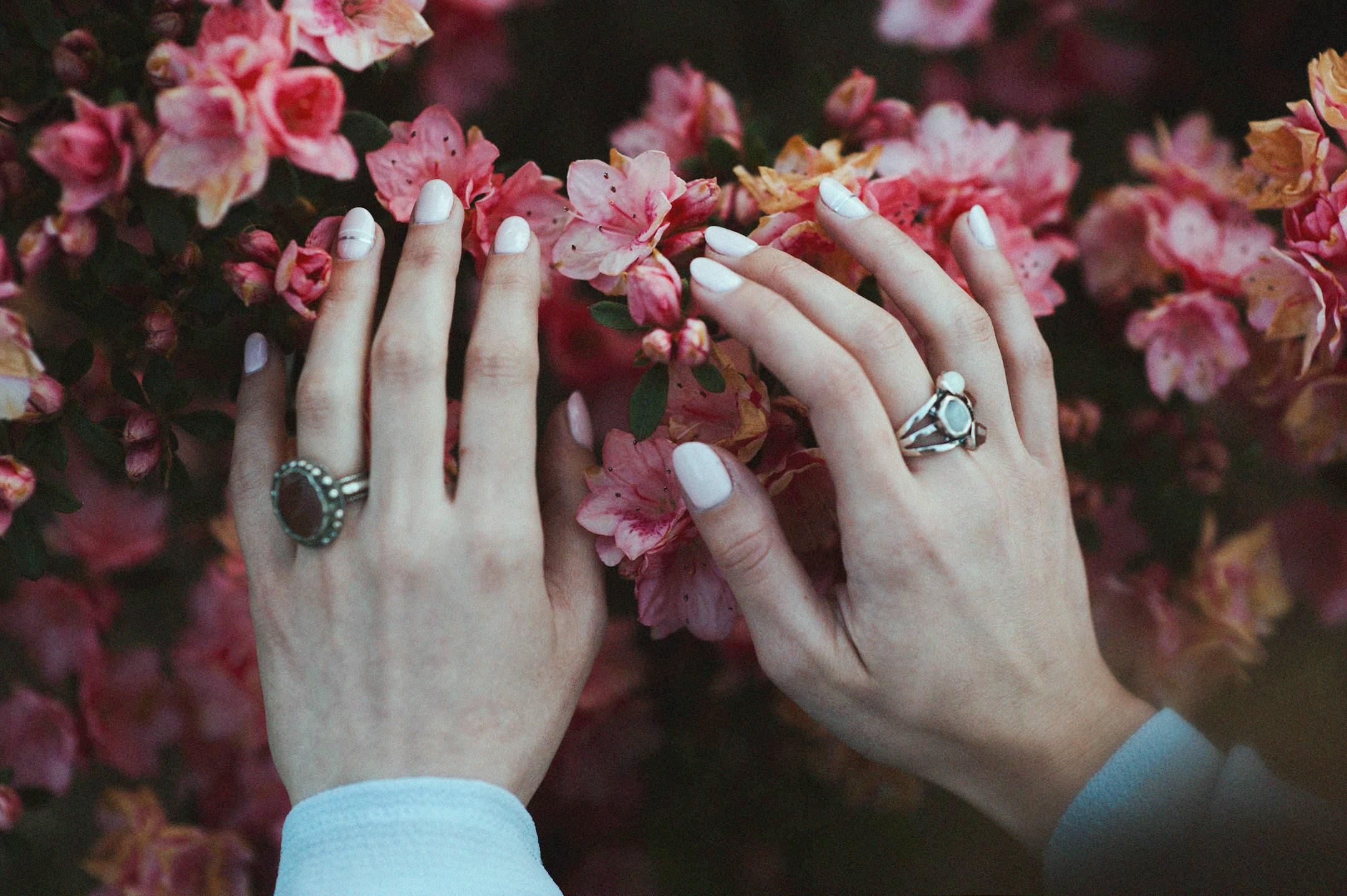 hands in the spring