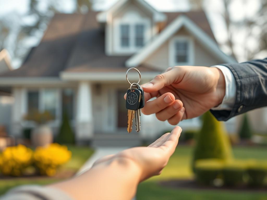 A hyper realistic close up image of a real estate
