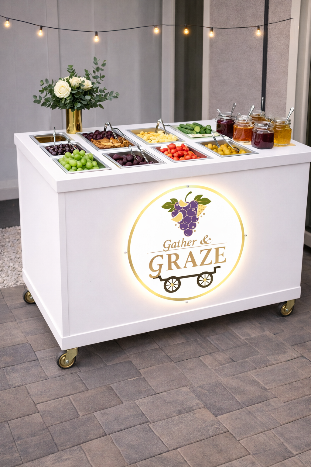 Beautiful charcuterie board with assorted meats, cheeses, and fruits