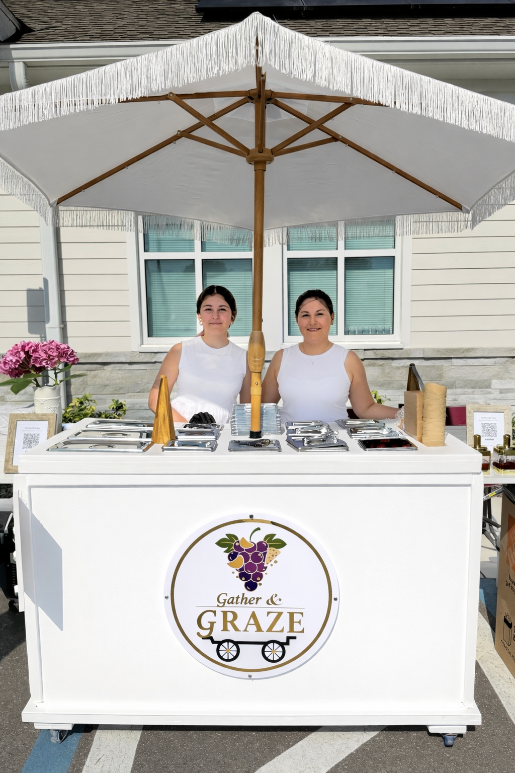 Beautiful charcuterie event display