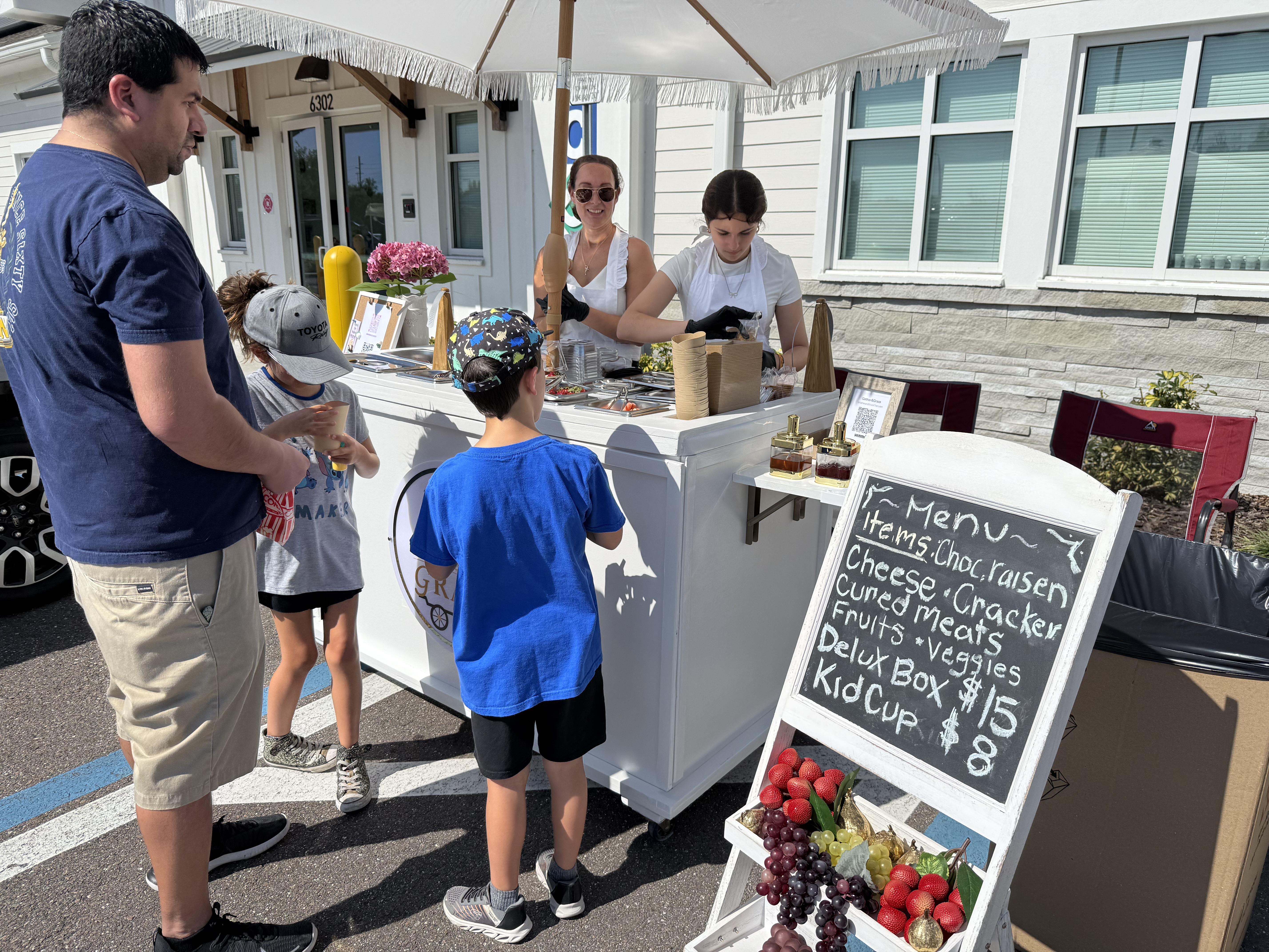Premium charcuterie event showcase