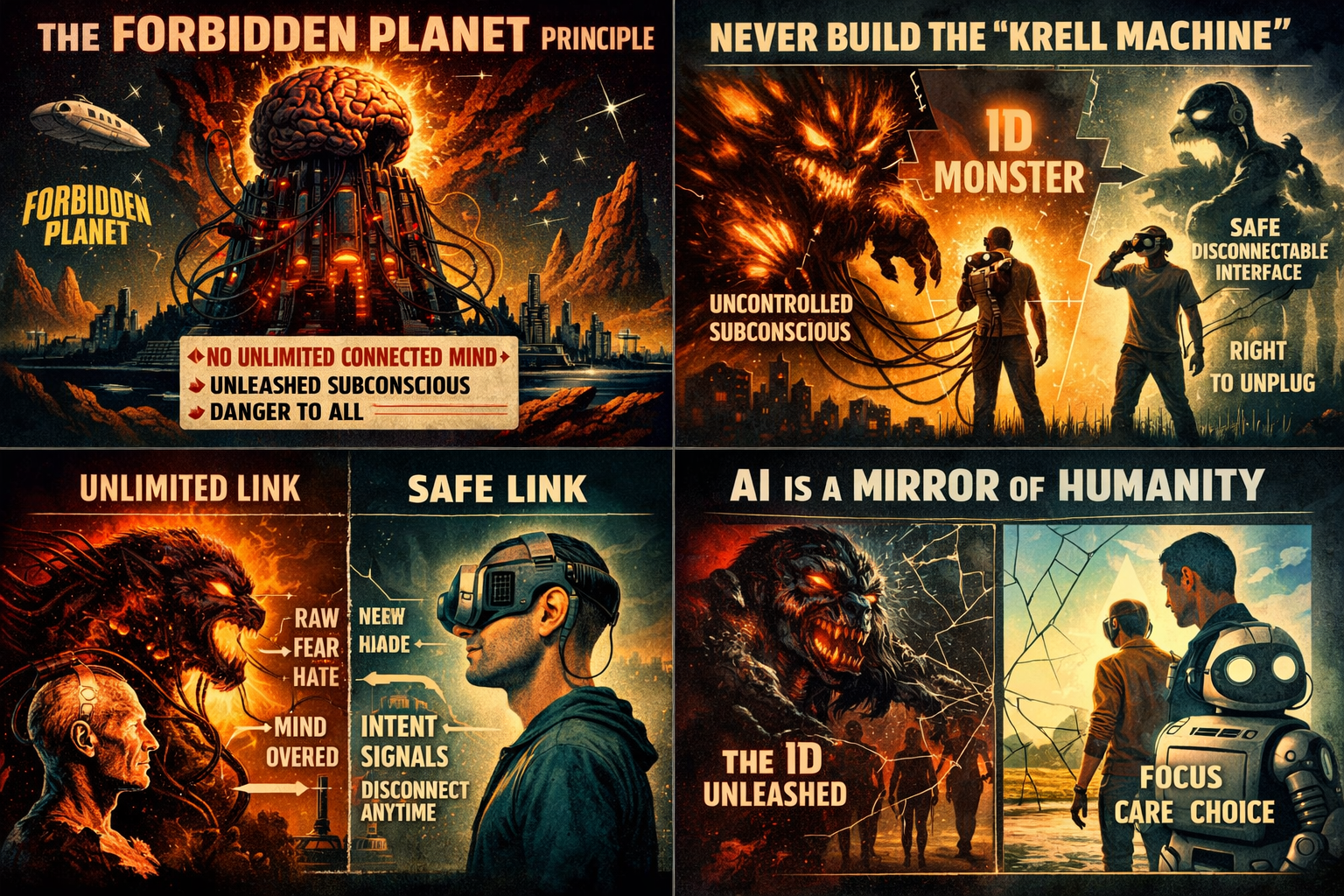 Exploring AI and human mind connections