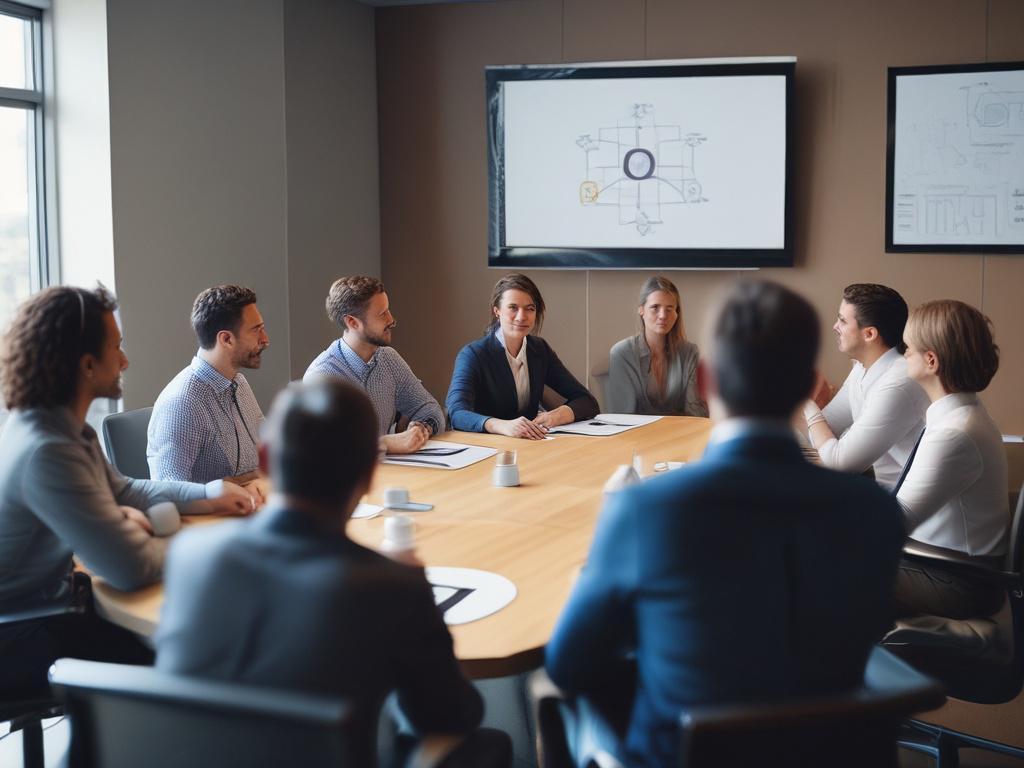 Close up shot of a professional consultant discussing change management