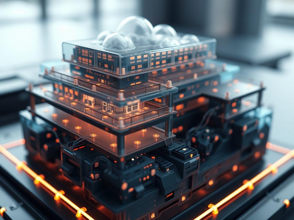 Layered data, cloud, and compute foundations supporting AI-enabled execution.