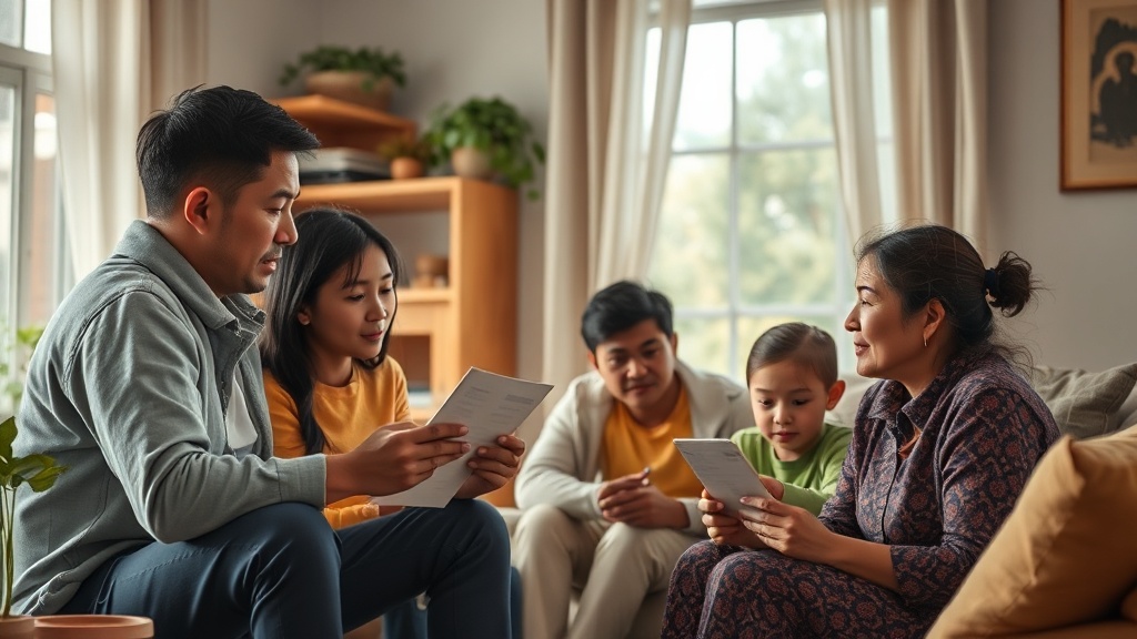 Families facing water and energy affordability crisis discussing utility bills