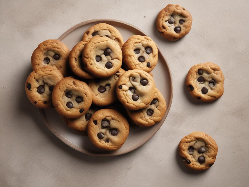 homemade cookies, chocolate chip, warm