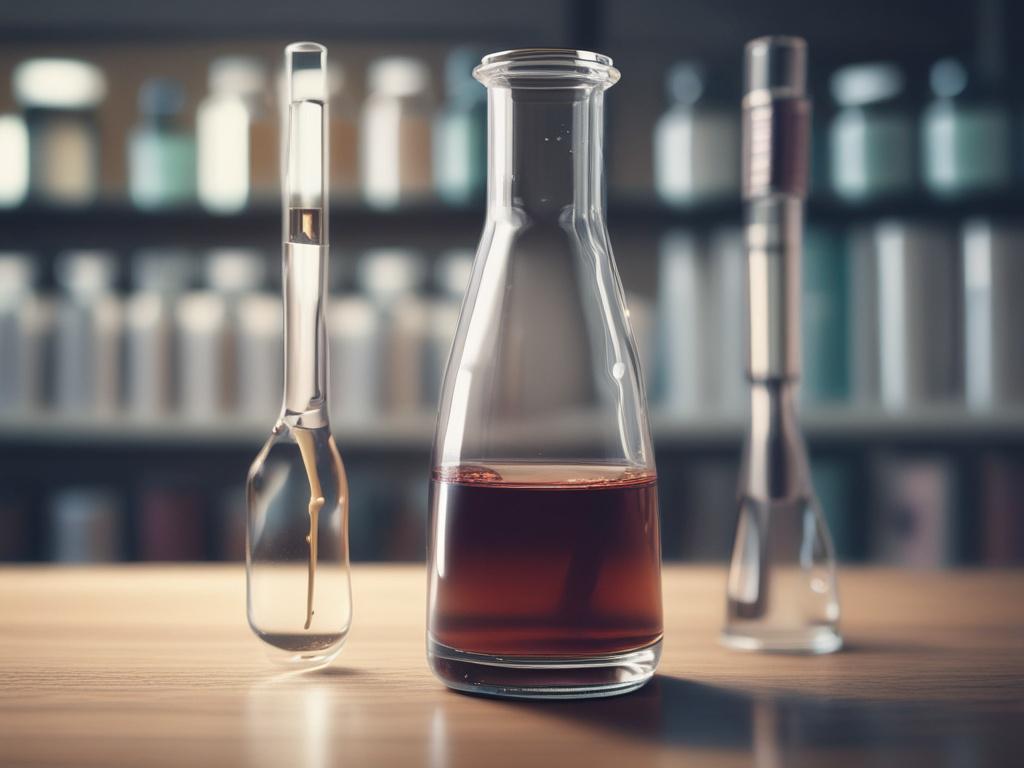 **Prompt for AI Image Generation:**

Create a realistic high-resolution photo that visually represents the blog titled "Understanding Biochemical Tests." The image should feature a single, well-defined subject: a close-up of a glass test tube filled with a vivid, colorful liquid that signifies various biochemical substances. The test tube should be set on a clean, white laboratory bench, emphasizing its importance in conducting biochemical tests.

In the background, softly blurred laboratory equipment such 